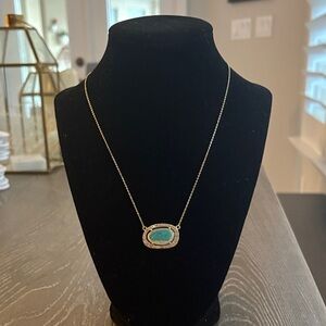 Melinda Maria Aviva Blue Opal And Diamondette Necklace